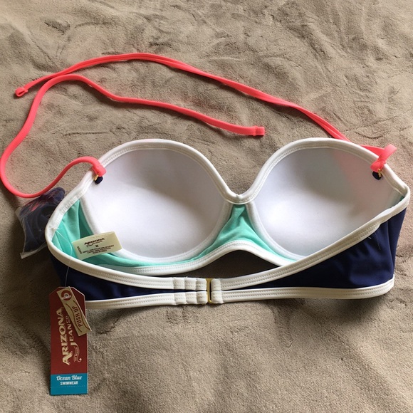 Color block push-up bikini top - Picture 3 of 5